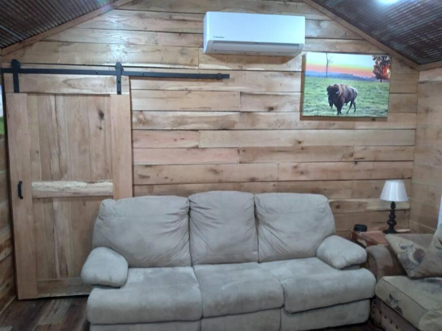 Cabin With A Tree House On A Buffalo Farm . Marshall المظهر الخارجي الصورة